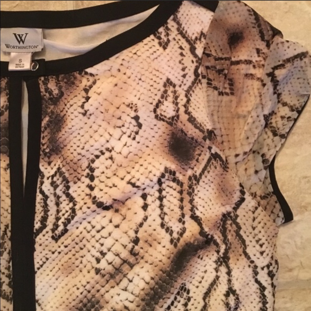 Python Print Blouse Size Small - image 5